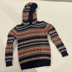 Old Navy Kids Multicolor Patterned Hoodie Sweater